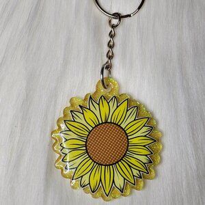 Sunflower Keychain